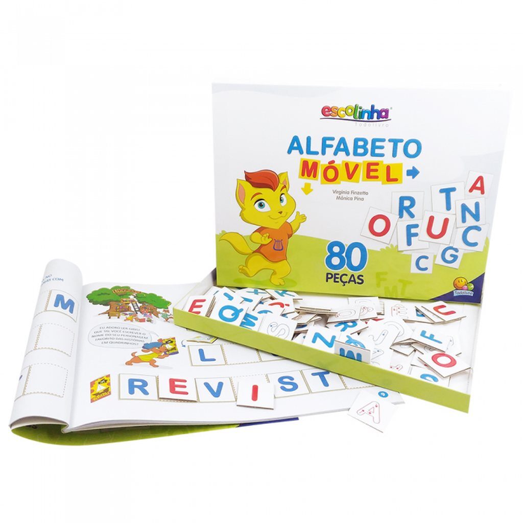melhores livros para alfabetização infantil alfabeto movel
